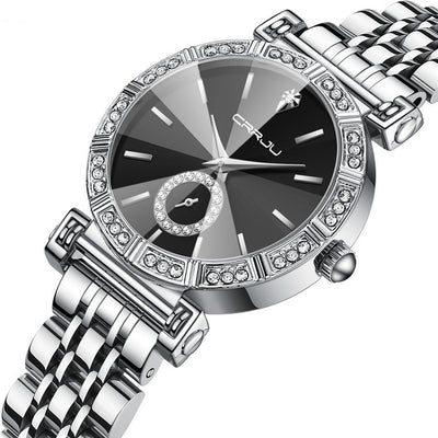 Reloj para Mujer con Correa de Acero y Diamantes Incrustados - Image 10