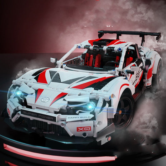 Auto de Carreras Armable con Bloques de Construcción - Image 6
