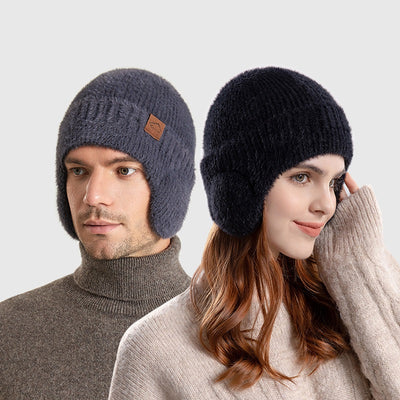Gorro Tejido Cálido con Orejeras Protectoras para Invierno - Image 17