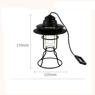 Linterna Retro Vintage Portátil para Exterior - Iluminación Multifuncional - Image 6