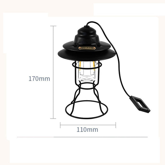 Linterna Retro Vintage Portátil para Exterior - Iluminación Multifuncional - Image 12