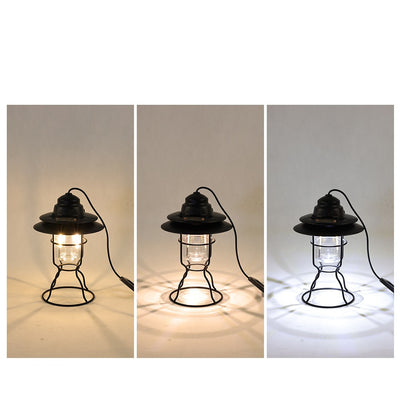 Linterna Retro Vintage Portátil para Exterior - Iluminación Multifuncional - Image 14