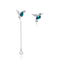 Aretes de Plumas Europeas y Americanas
