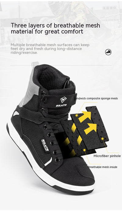 Botas de Motociclista Verano Transpirables Resistentes a Caídas - Image 26