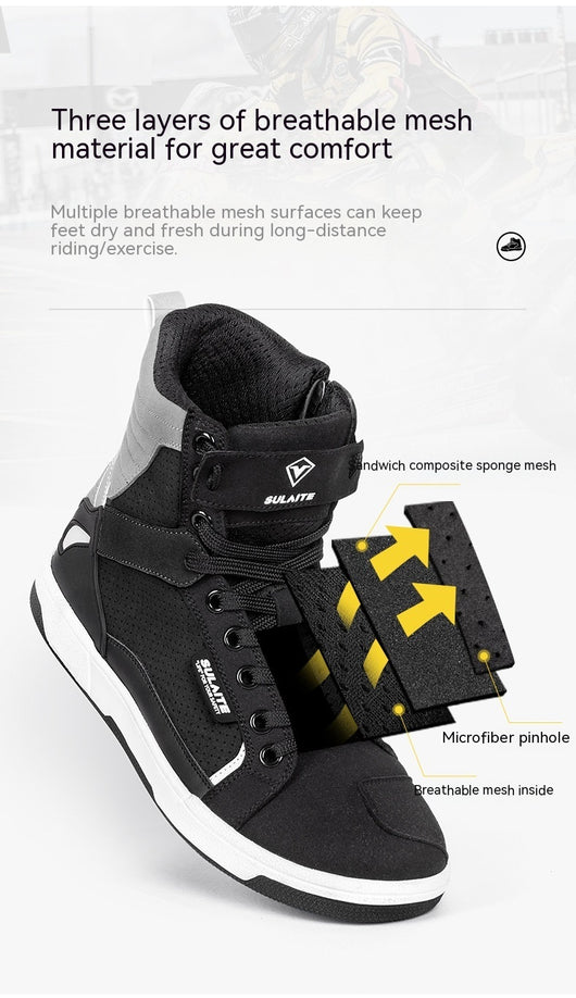 Botas de Motociclista Verano Transpirables Resistentes a Caídas - Image 26