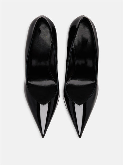 Zapatos de Tacón Grueso Charol Punta Fina - Elegancia Moderna para Verano - Image 15