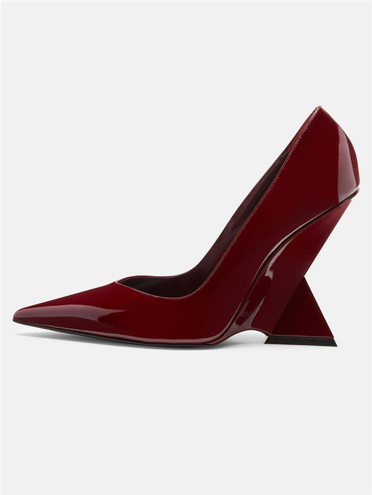 Zapatos de Tacón Grueso Charol Punta Fina - Elegancia Moderna para Verano - Image 23