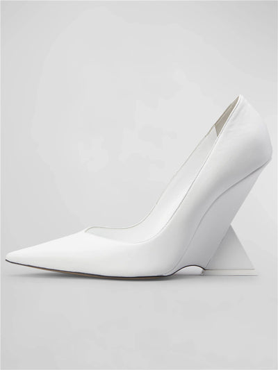 Zapatos de Tacón Grueso Charol Punta Fina - Elegancia Moderna para Verano - Image 27