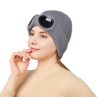 Gorro Tejido Abrigado con Gafas Protectoras - Protección Térmica Unisex Otoño Invierno - Image 17