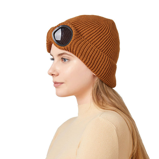 Gorro Tejido Abrigado con Gafas Protectoras - Protección Térmica Unisex Otoño Invierno - Image 20
