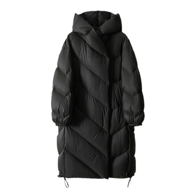 Abrigo Largo de Plumón de Pato 90% para Invierno - Mujer Talla Extendida - Image 11