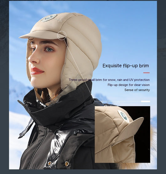 Gorro de Plumón para Ciclismo Mujer - Impermeable, Cortaviento y Cálido - Image 37