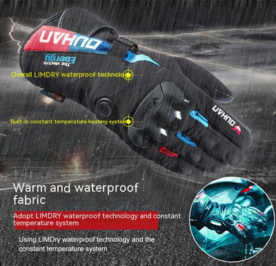 Guantes Térmicos Impermeables para Ciclismo y Esquí con Pantalla Táctil - Image 28