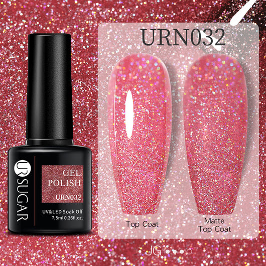 Esmalte de Uñas Gel Brillo Negro, Blanco y Rojo Efecto Mate - Image 37