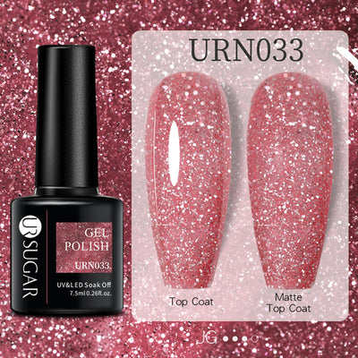 Esmalte de Uñas Gel Brillo Negro, Blanco y Rojo Efecto Mate - Image 38