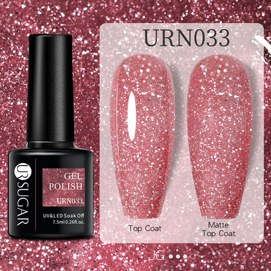 Esmalte de Uñas Gel Brillo Negro, Blanco y Rojo Efecto Mate - Image 38