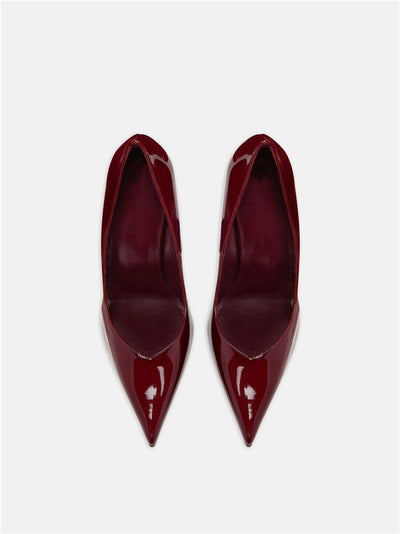 Zapatos de Tacón Grueso Charol Punta Fina - Elegancia Moderna para Verano - Image 48
