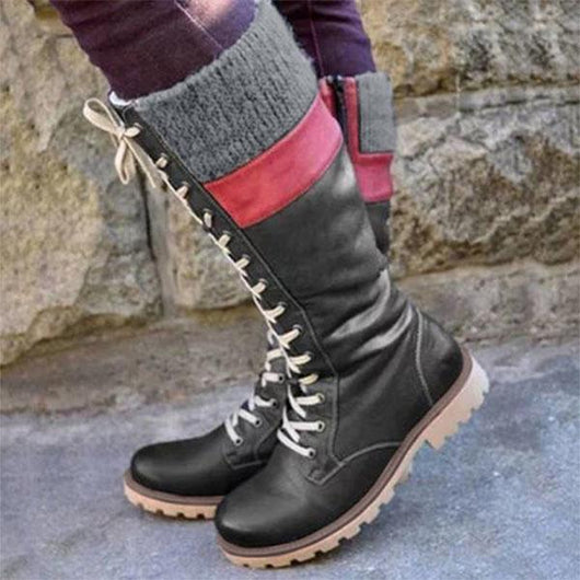 Botas de Cuero con Tacón Robusto y Costuras Reforzadas - Image 10