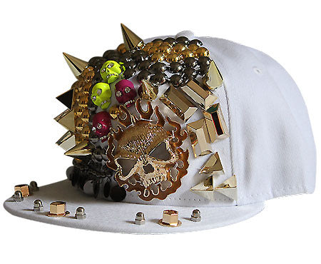 Gorra de Béisbol Plana Ghost Flame con Remaches - Image 10