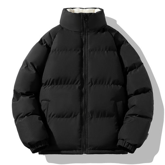 Abrigo Acolchado Grueso Cuello Alto para Hombre Talla Grande - Image 12