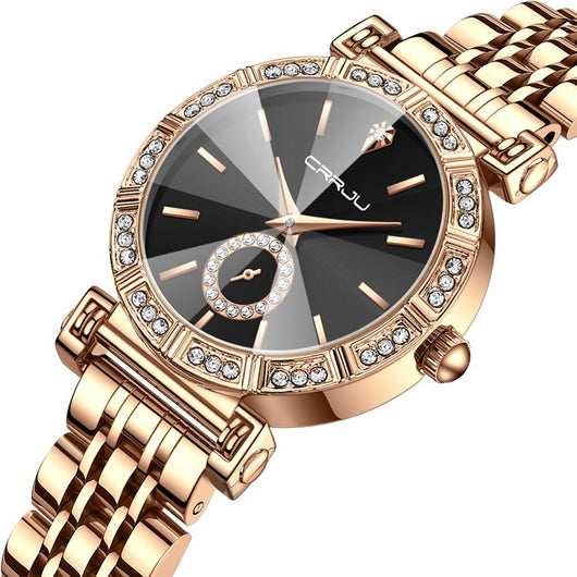Reloj para Mujer con Correa de Acero y Diamantes Incrustados - Image 15