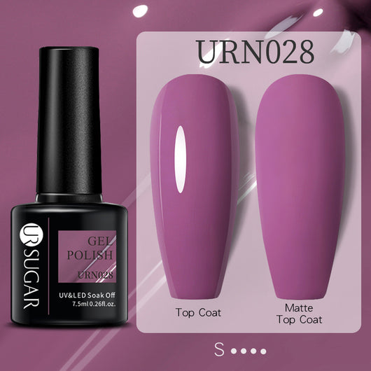 Esmalte de Uñas Gel Brillo Negro, Blanco y Rojo Efecto Mate - Image 43