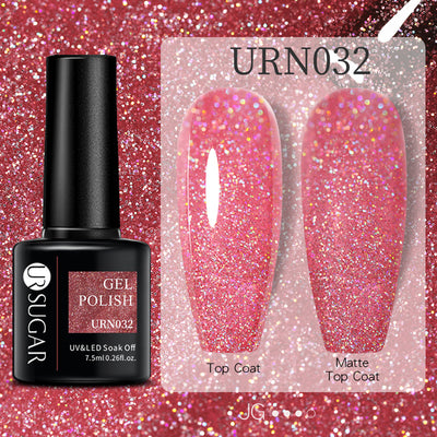 Esmalte de Uñas Gel Brillo Negro, Blanco y Rojo Efecto Mate - Image 47