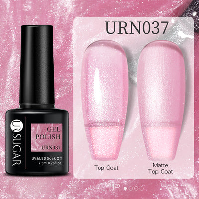 Esmalte de Uñas Gel Brillo Negro, Blanco y Rojo Efecto Mate - Image 51