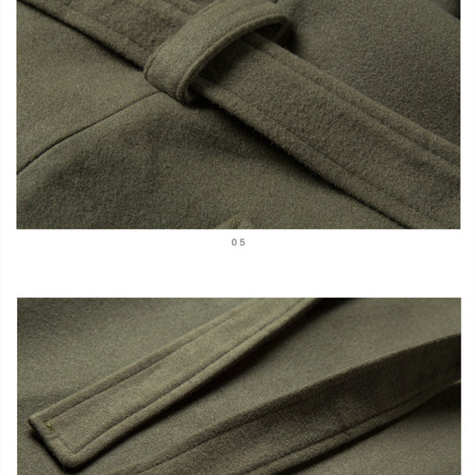 Abrigo Largo Grueso y Cálido para Hombre - Image 19