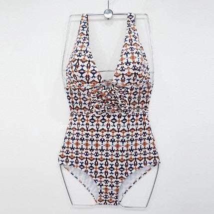 Body Enterizo Halter Cintura Alta