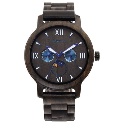 Reloj Deportivo de Cuarzo con Diseño en Madera - Image 7