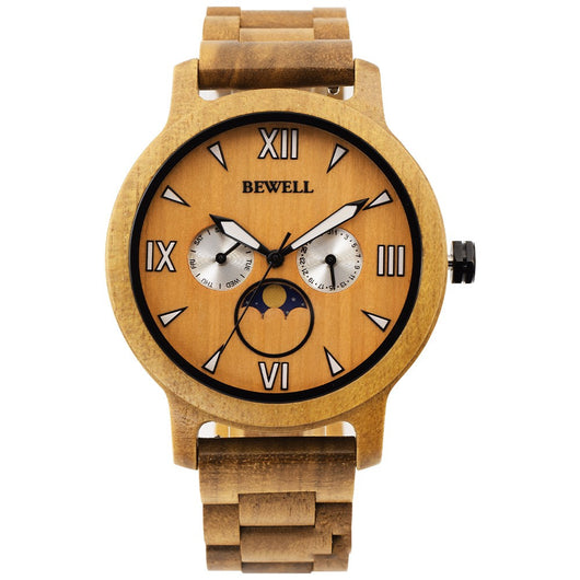 Reloj Deportivo de Cuarzo con Diseño en Madera - Image 8