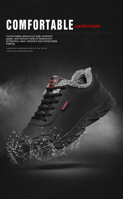 Zapatillas Casuales para Hombre con Forro Cálido y Cuero Sintético - Image 10