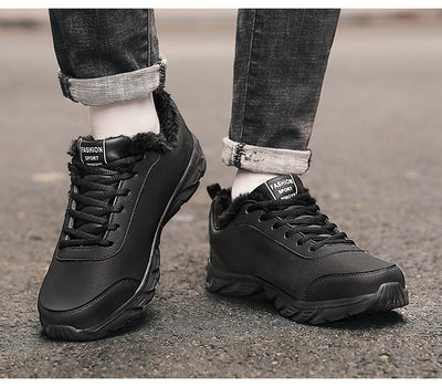 Zapatillas Casuales para Hombre con Forro Cálido y Cuero Sintético - Image 24