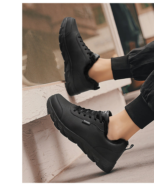 Zapatillas Casuales para Hombre con Forro Cálido y Cuero Sintético - Image 25