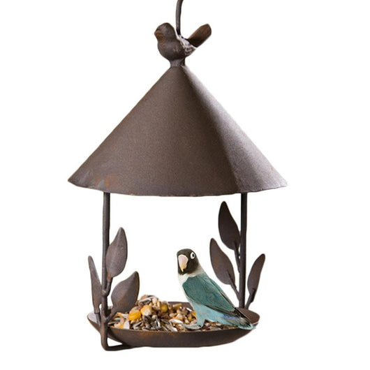 Comedero para Pájaros de Hierro Forjado Americano - Image 3