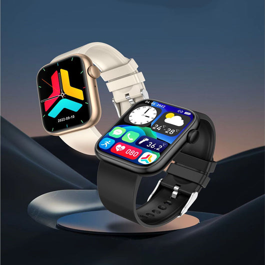 Reloj Inteligente QX7 con Monitor de Temperatura, Llamadas Bluetooth y SOS - Image 8
