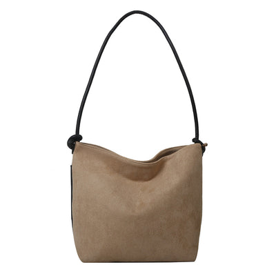 Bolso Tote Casual de Gamuza Frost con Gran Capacidad - Image 13