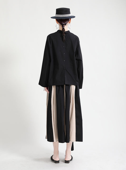 Camisa Oversized Dark Style con Botones Delanteros y Traseros - Manga Larga - Image 8