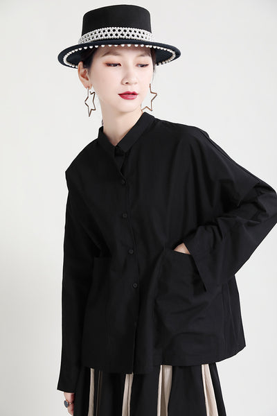 Camisa Oversized Dark Style con Botones Delanteros y Traseros - Manga Larga - Image 9