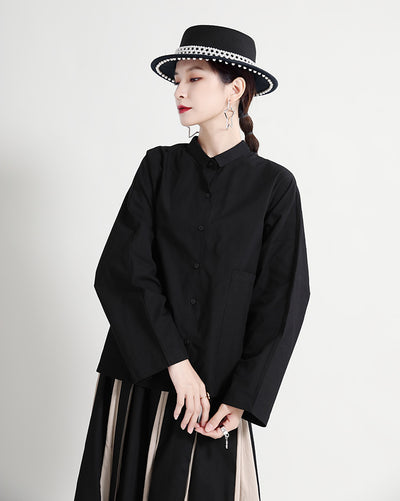 Camisa Oversized Dark Style con Botones Delanteros y Traseros - Manga Larga - Image 10