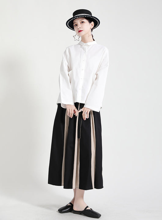 Camisa Oversized Dark Style con Botones Delanteros y Traseros - Manga Larga - Image 12