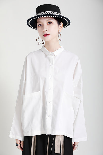 Camisa Oversized Dark Style con Botones Delanteros y Traseros - Manga Larga - Image 14
