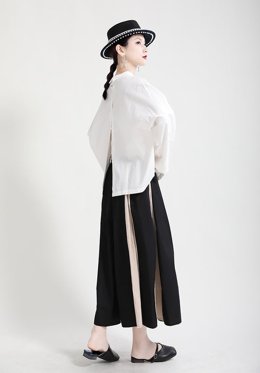 Camisa Oversized Dark Style con Botones Delanteros y Traseros - Manga Larga - Image 21