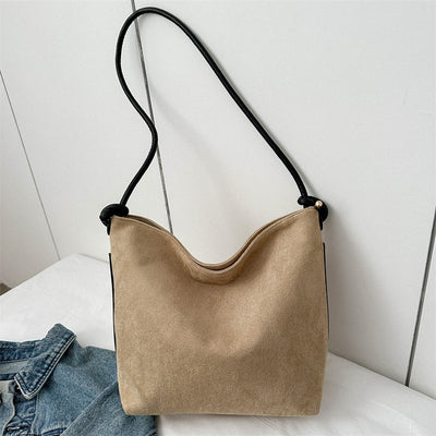 Bolso Tote Casual de Gamuza Frost con Gran Capacidad - Image 20