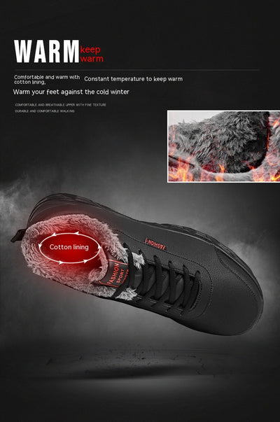 Zapatillas Casuales para Hombre con Forro Cálido y Cuero Sintético - Image 34