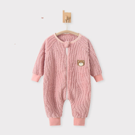 Pijama con Pies para Bebé en Terciopelo Cálido - Image 17