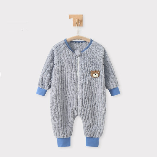 Pijama con Pies para Bebé en Terciopelo Cálido - Image 18
