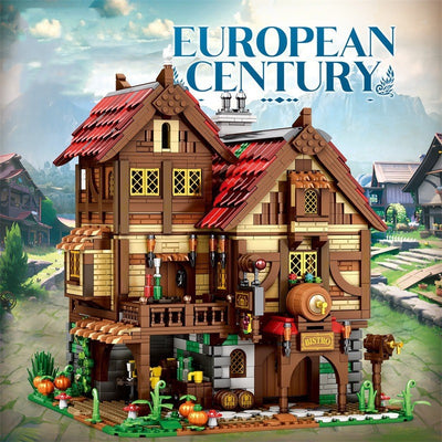 Maqueta Medieval de Pub - Bloques de Construcción Puzzle 3D - Image 15