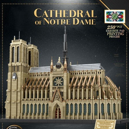Bloques de Construcción Catedral Notre-Dame - Juguete Educativo Cultural - Image 11